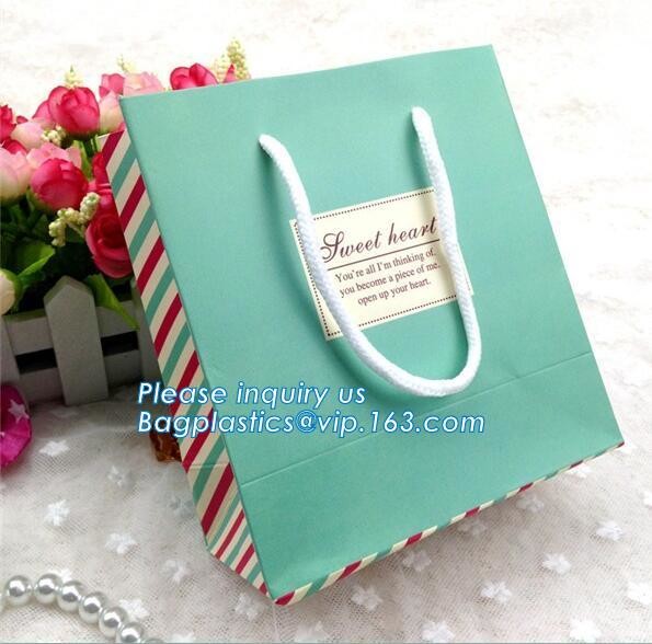 Luxury Paper Gift Carrier Shopping Bag Party Bag with Handles,printed paper carrier bag for apparel shopping bag, bageas