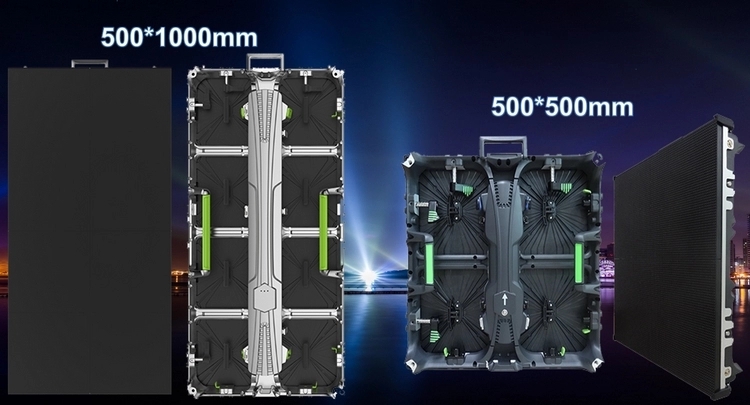 High Definition 250mm*250mm Stage Rental LED Screen 1200nits Brightness