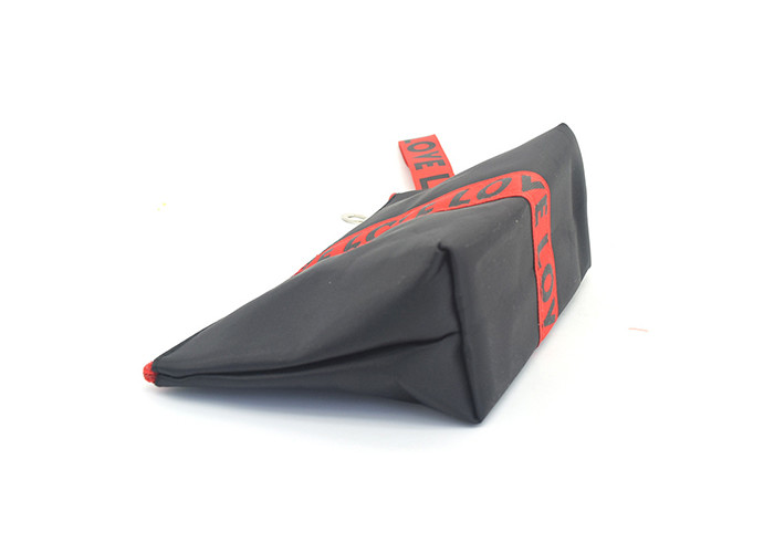Convenient Carrying Zippered Cosmetic Bag Makeup Organizer / Travel Bag With Hand Strap