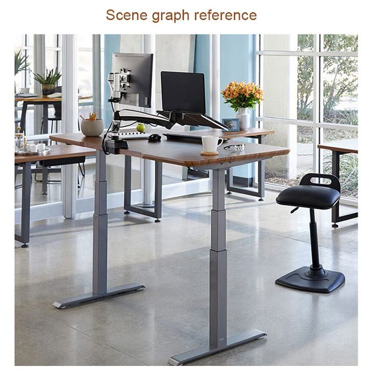 Vintage Rustic Wooden Simple Electric Extendable Coffee Standing Table for Home Office