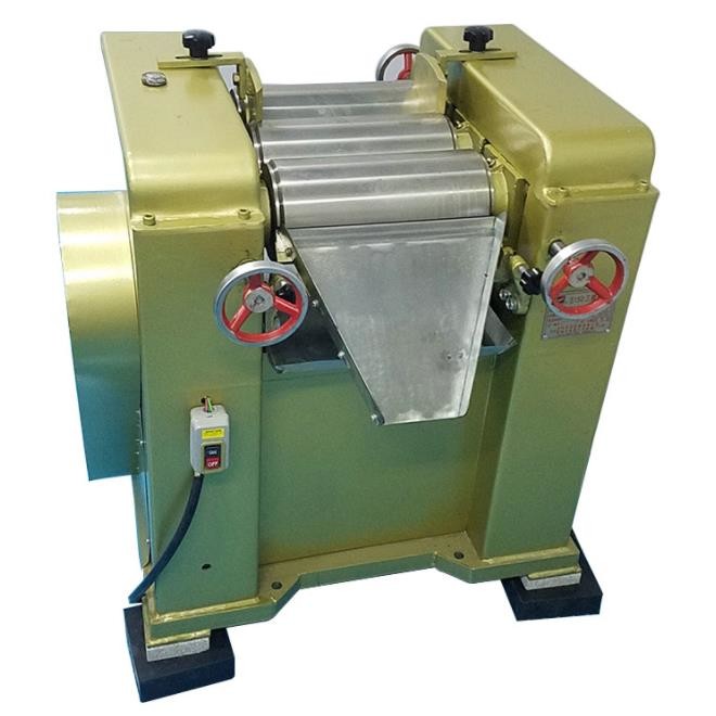 Small Three Roll Cosmetic Grinding Machine Multifunctional For Laboratory