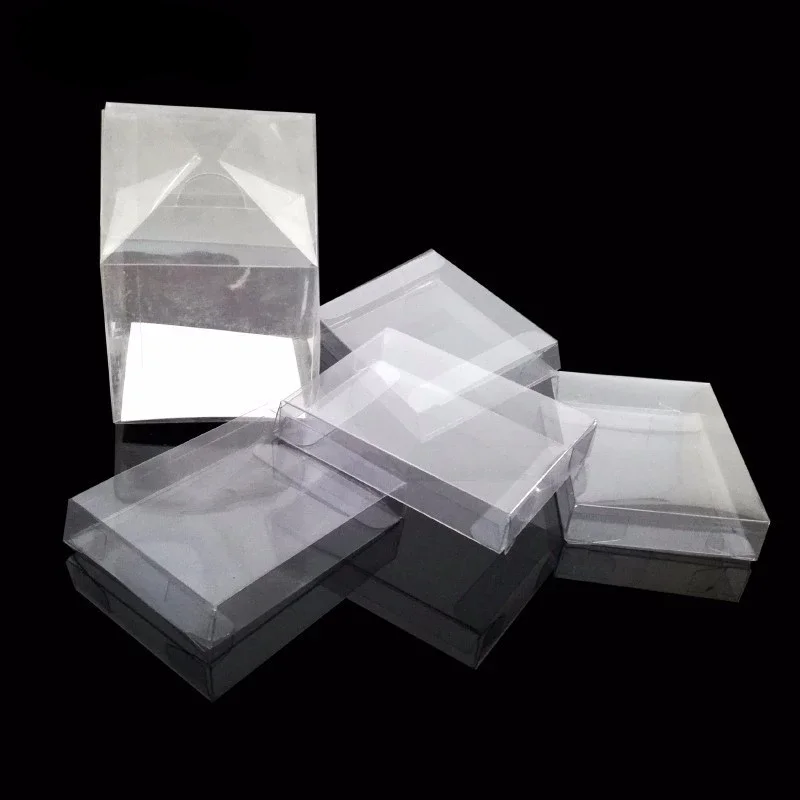 Makeup PVC Packaging Box Electronic Products Hot Laser Transparent PET Plastic Box