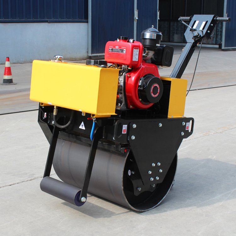Electric Start 0.5Ton Single Drum Road Roller Compactor for Small Construction Sites
