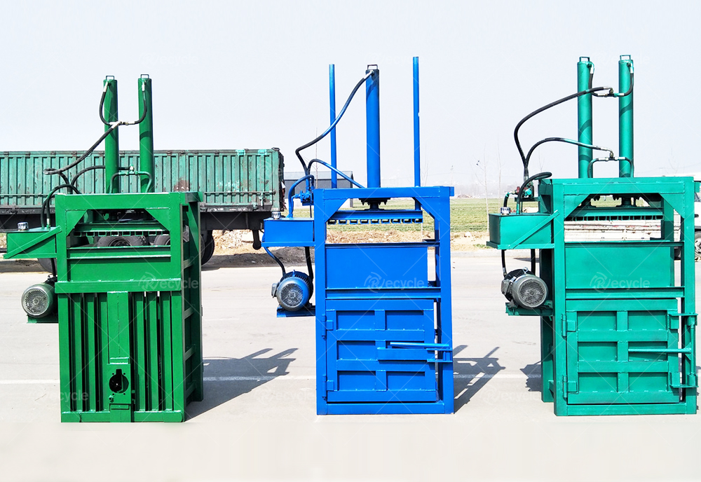 Economical Carton Press Machine 7.5kw Vertical Hydraulic Baler