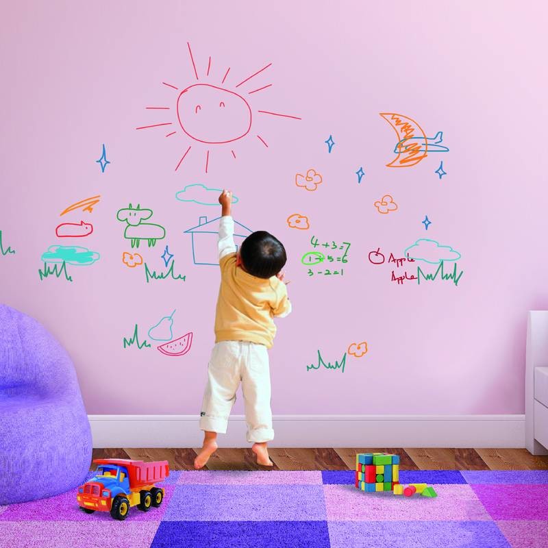 Water Based Dry Erase Whiteboard Paint Coating Erasable Writable