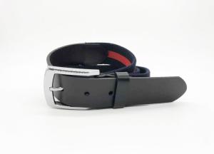 China Red Stripe Mens Braided Elastic Stretch Belts , Jeans Men'S Stretchable Belts on sale