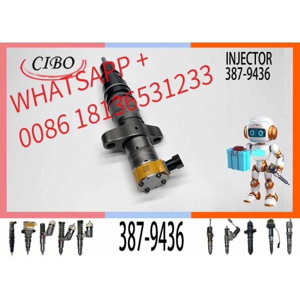 Quality C7 C9 fuel injector assembly 336 Excavator Fuel Injector For  387-9433 387-9434 387-9436 3879433 3879434 for sale