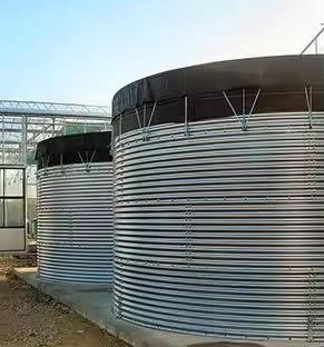 Rainwater Collection Tank Round Galvanized Corrugated Steel Tank Round Water