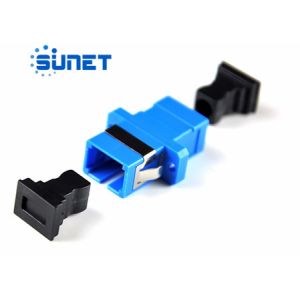 Singlemode Sc Upc FTTH Fiber Optic Adapter Low Insertion Loss