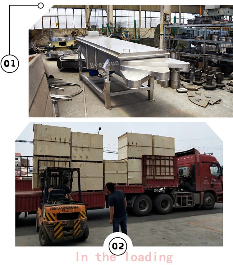 Stainless Steel Linear Vibrating Sieve 1 - 5 Layers Vibrating Sand Screen