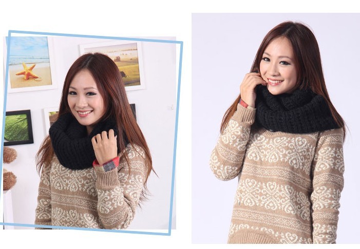 Fashion hand knitted wool shawl scarfs, knit crochet scarf,hand knit Scarf, Red Cowl knit