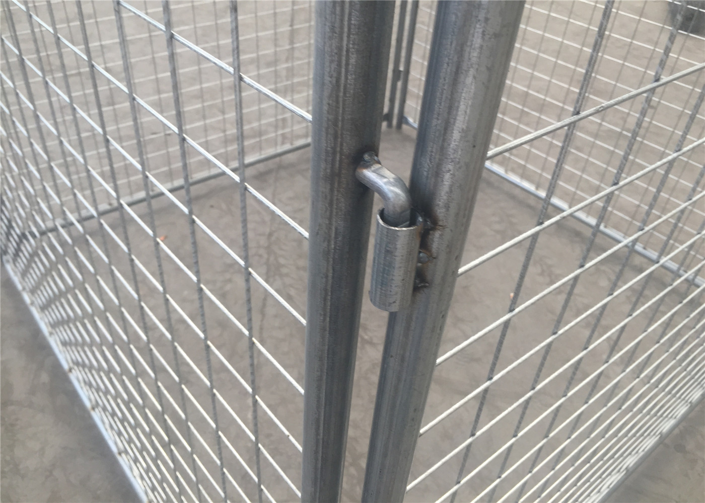 Construction Building Rubbish Cage Brisbane Cage With 2 Gates / Lids