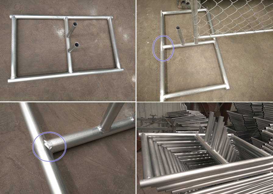 Standard Size Good Sale Chain Link Temporary Fence Manufacturer