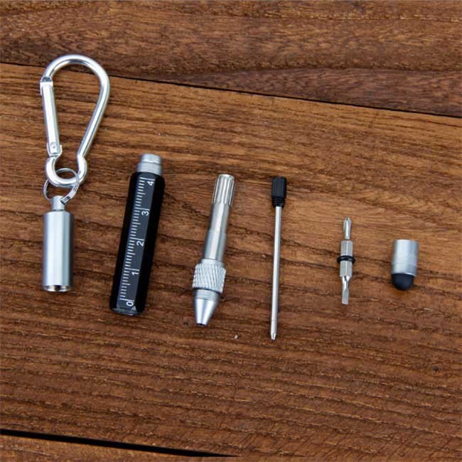 High Precision Easy Using 6 In 1 Multi Function Pen Metal Stylus Pen