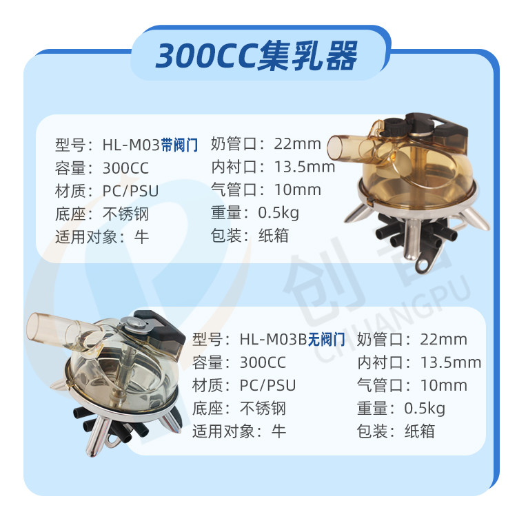 Milking Stainless Steel Claw Base Milking Machine Claw 13.5mm Liner Outlet Diameter