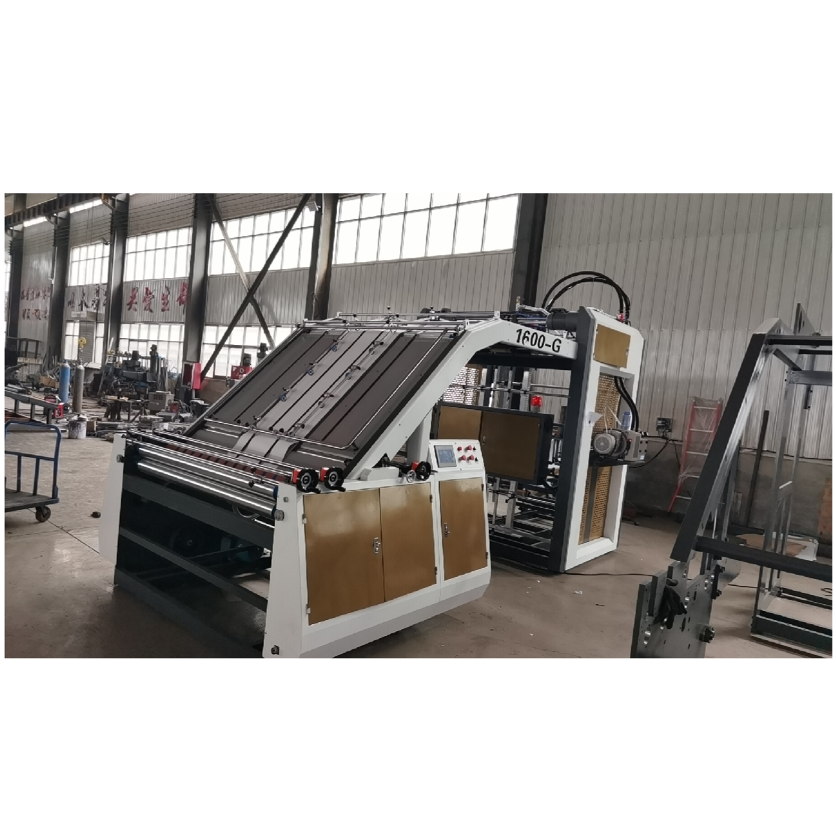 Flute Laminating Machine for Corrugated Carton Box Cardboard Paperboard Making Ideal