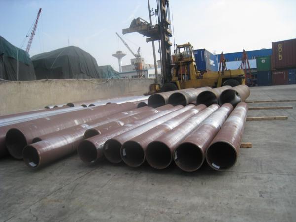 Boiler High Pressure Carbon Steel Pipe ASTM A106 Grade C 56'' 1422mm X 120mm