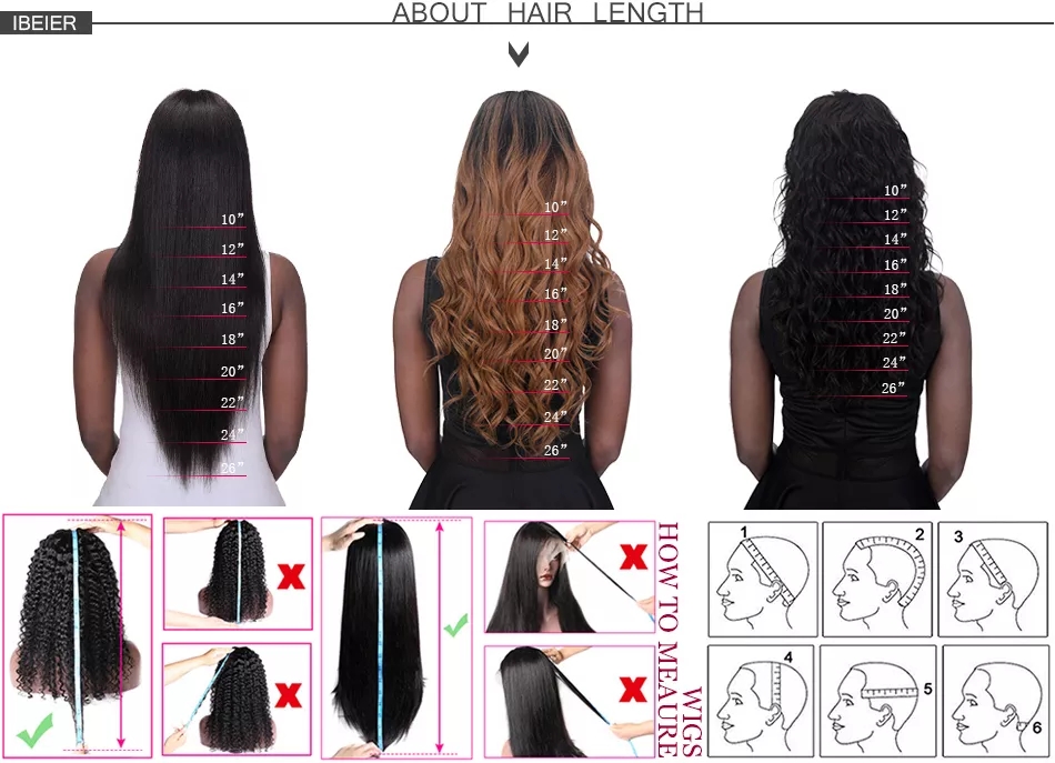 180% Density Natural Hair Color 13x4 Frontal Wig With 100% Human Hair Direct