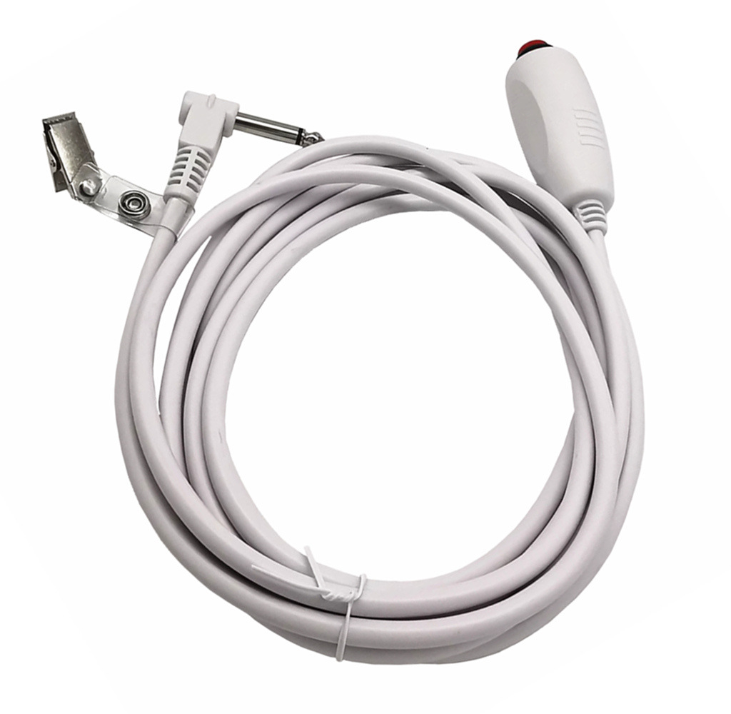 Custom 6.35 Single Button Switch Line Emergency Call Button Nurse Call Cable with Clip for Nurse Station Nurse Call System