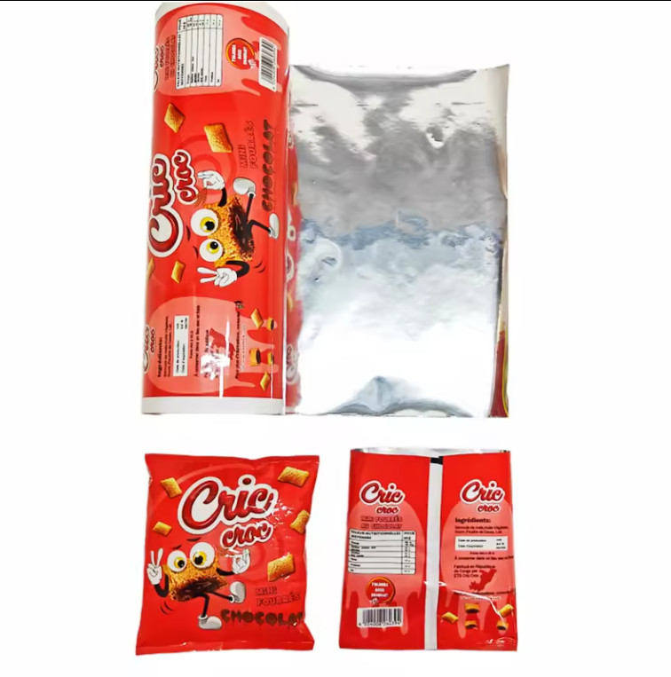 Plastic Printed Packaging Sachet Hot Lamination Food Snack Pouch BOPP PET Aluminum CPP PE Potato Chip Sealed Film Roll