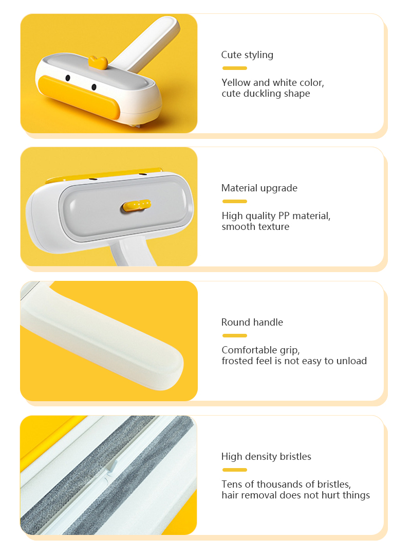 Pet Hair Cleaning Reusable Lint Duck Remover Brush Roller Hassle-Free Cleaning