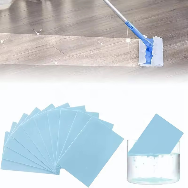 Detergent Tablet Floor Cleaning Paper Environmental Friendly Formula Sheet Mopping Floor Cleaner Concentrate