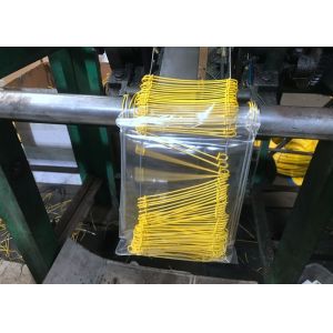 China Yellow Twist 24 350mpa 17G 3.5Lbs PVC Coated Tie Wire on sale