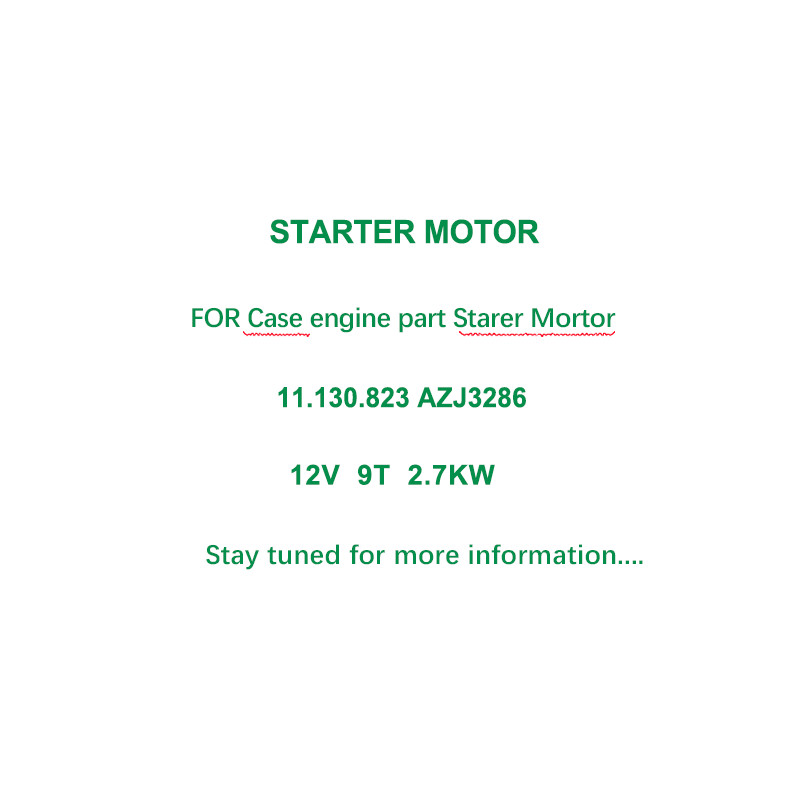 12V 9T CW STARTER 11.132.173, 11.132.051, 11.131.974, 11.131.651, 11.131.598, 11.130.823, IS1165, 11132173, AZE4252,