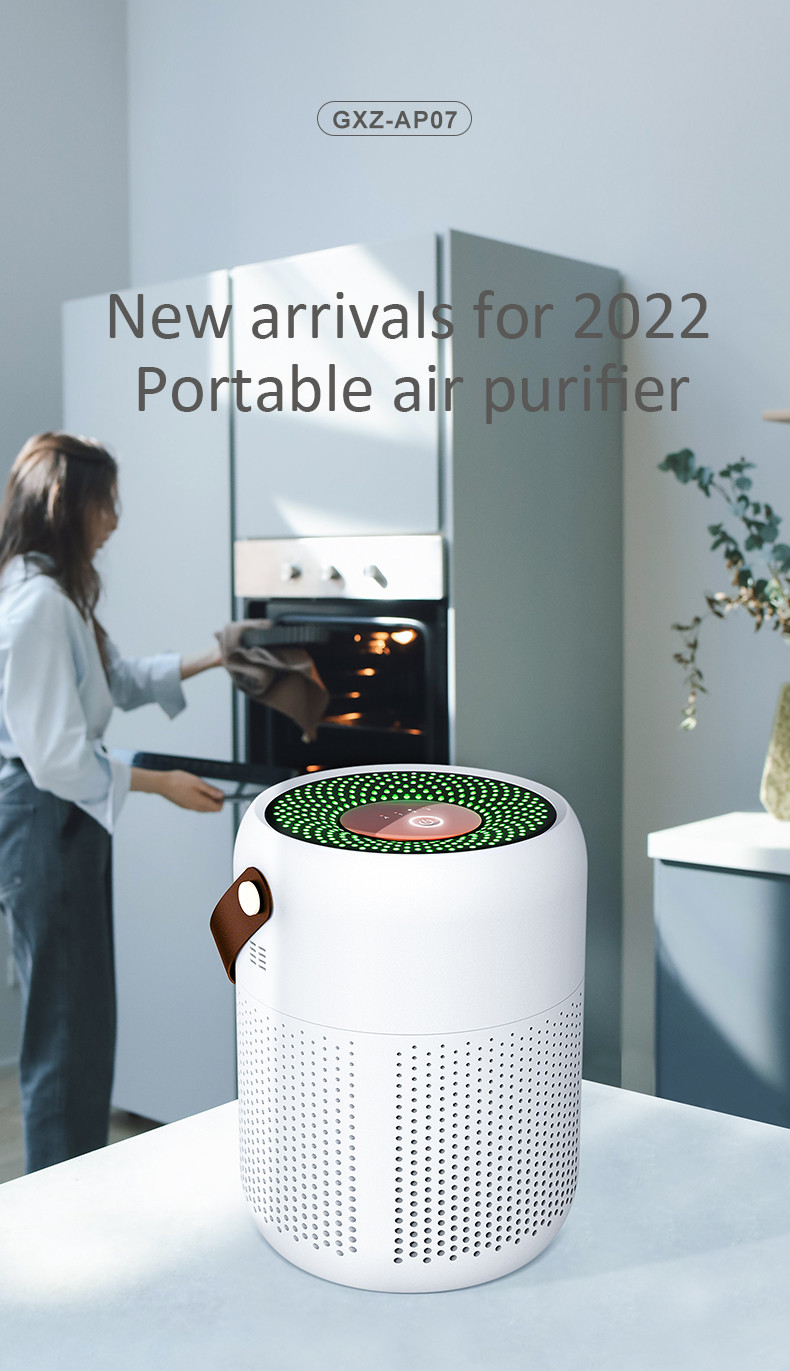 Portable Household Air Purifier for Room Cleaning