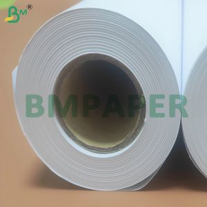 20LB Double Side White High Precision CAD Plotter Paper Rolls