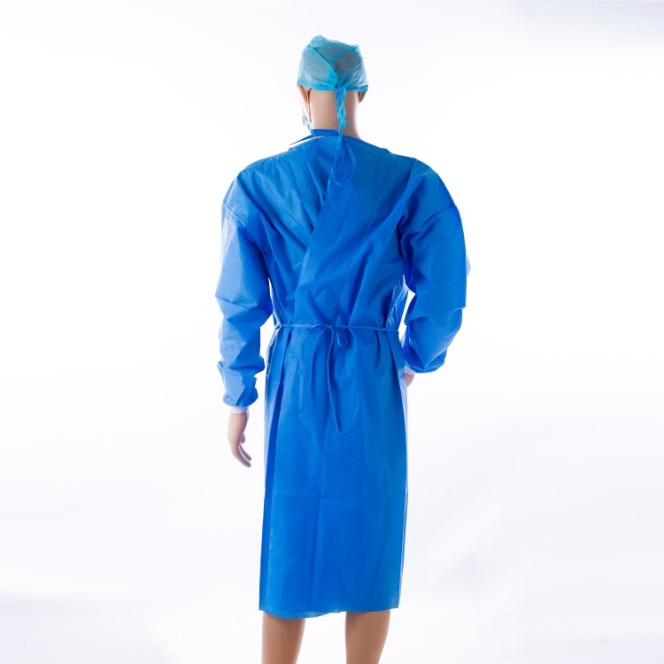 PPE Reinforced Medical Isolation Gown No Stimulus To Skin Custom Size