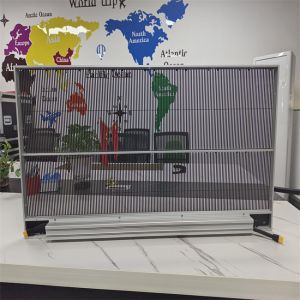 Factory Price Full Colour Grille Mesh Screen Transparent Led  IP67 RGB P3.91 Grille Mesh Screen LED Mesh Video Screen