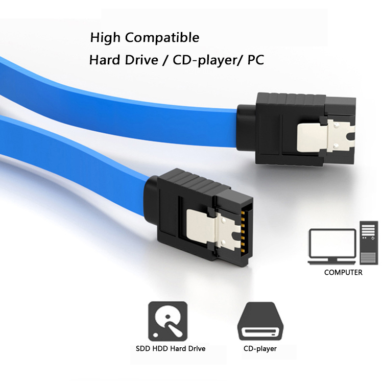 High Speed 6Gbps 8pin Data Charging Sata III 3.0 Power Extension Cable for Hard Disk HDD SSD