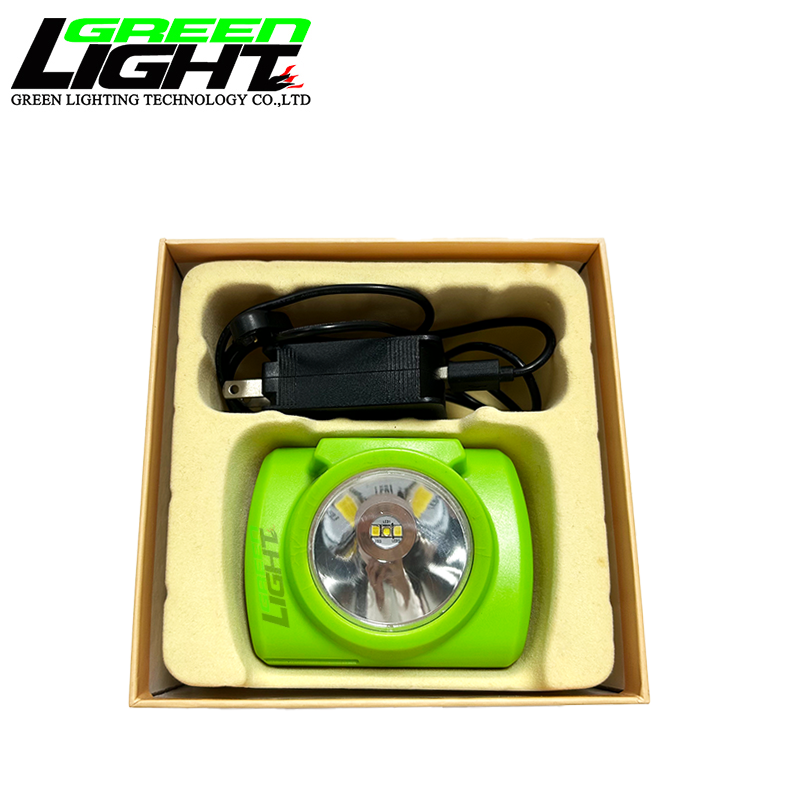 15000lux Flame Resistant LED Mining Headlamp with 14-16 Hours Work Time and 3