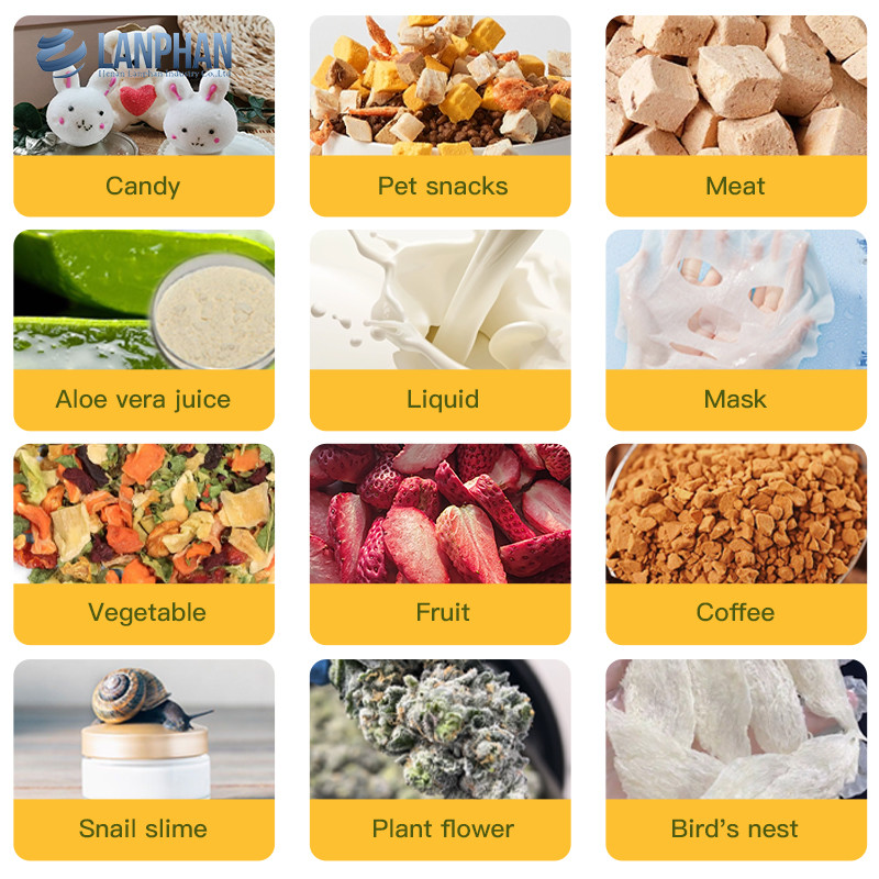 12-14kg/Batch Yogurt Fruit Smoothie Freeze Dryer Liquids Freeze Drying At Home Equipment