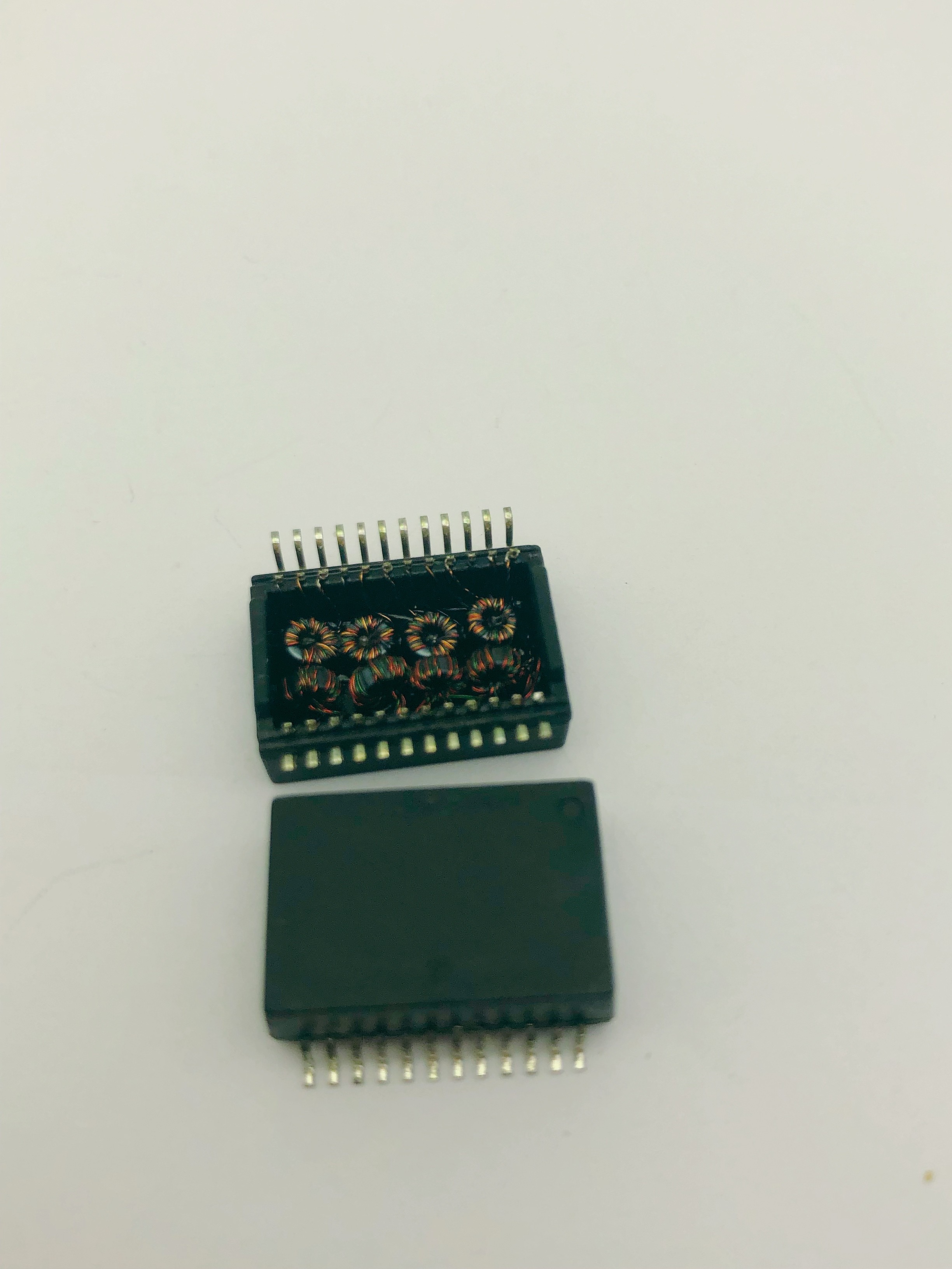 Gigabit 24-Pin Single Port Isolation Module TG111-E12NYNLF PoE 30W Gigabit transformer