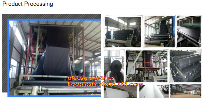 2mm HDPE reinforced polypropylene geomembrane for landfill,Geomembrane fish farming Pond Liner Hdpe Geomembrane BAGPLAST
