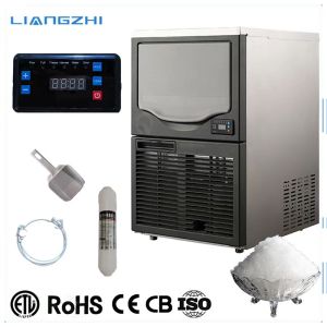  420g Filling Capacity LZ-220 Commercial Granular Ice Machine with 52 KG Daily Output Manufactures