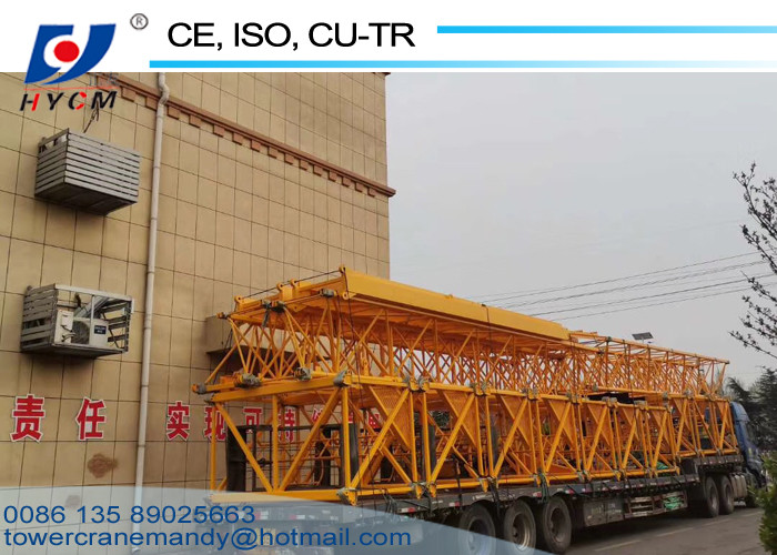 56m Lifting Jib Hot Sale Cabin Control 630KN.m Construction Building Sensor Topkit Tower Crane