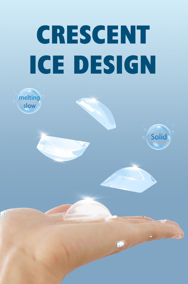 Commercial Crescent Cube Ice Maker 150kg Party Ice Block Machine
