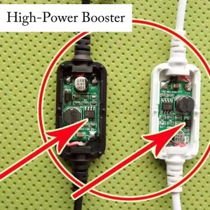 High Power USB to DC 5.5x2.1mm Jack 12V 9V Output Booster Converter Adapter