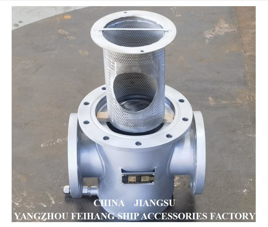 Straight Through Type Stainless Steel Marine Sea Water Filter AS125 PN1.0 CB/T497-2012 Mesh 150um