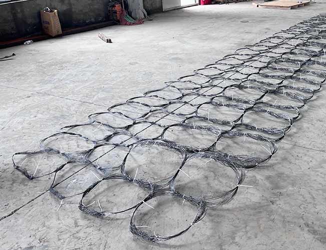 Anti-Tanks Reduces Mobility Galvanized Iron Wire Trap Netting
