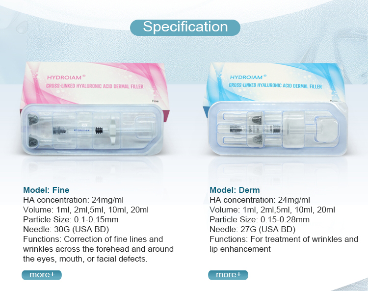 Pure Cross Linked Hyaluronic Acid Dermal Filler