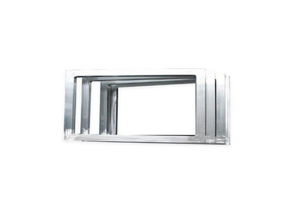 Polishing Silver Aluminium Screen Printing Frames Solvent Resistance 18x20 Inch