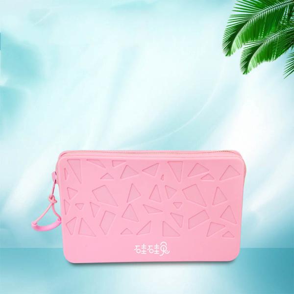 Customised New Silicone Cosmetic Bag Cosmetic Organiser Large Capacity