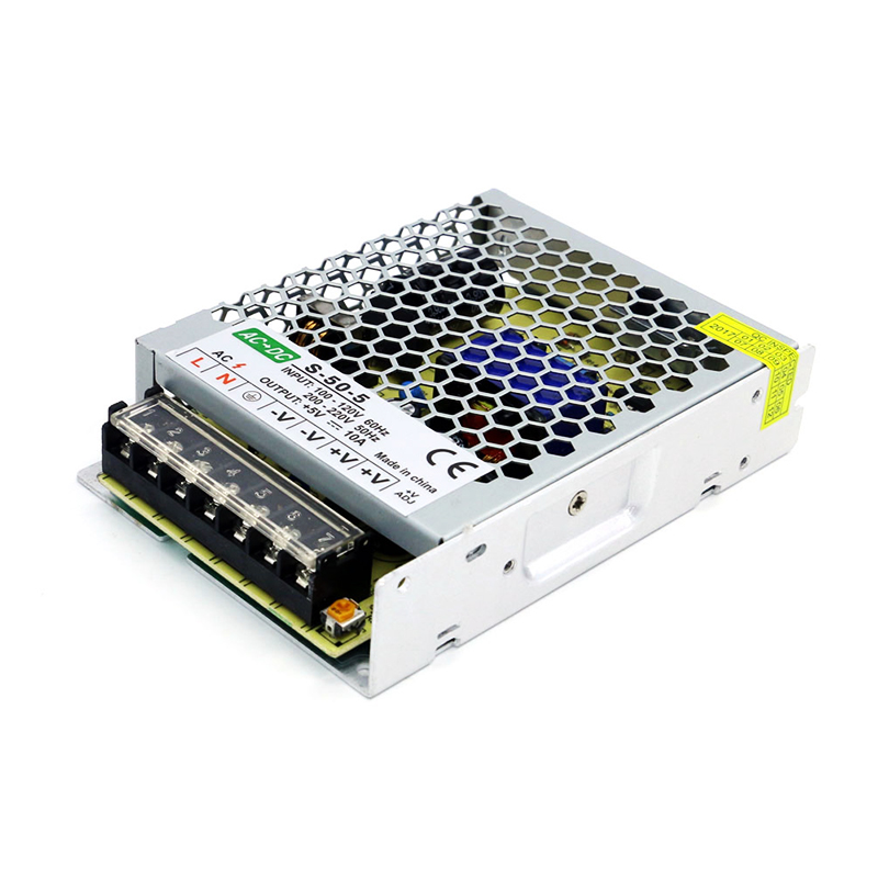 AC 110V 220V to DC 5V 10A 50W Universal Regulated Switching Power Supply Transformer Adapter LED Driver