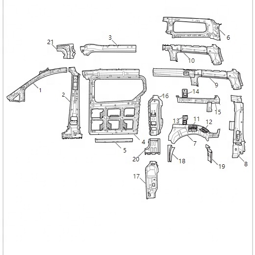 Maxus G10 All Types Auto Parts Spare Parts OE NO. C00000000 for Car Make Maxus