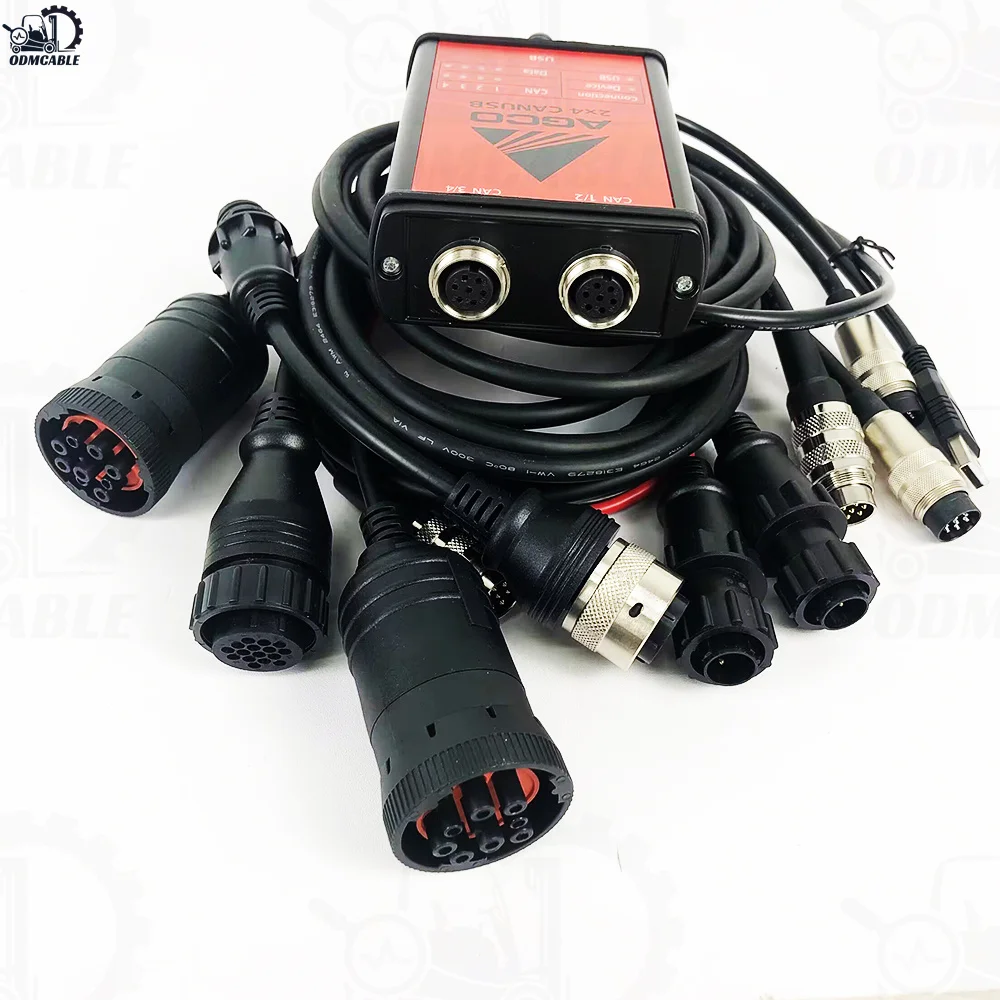 Use for Heavy Duty Agricultural Truck Ready for AGCO CANUSB EDT Interface Electronic Diagnostic Tool