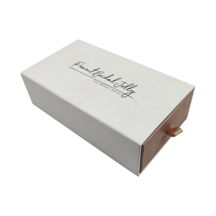 Recyclable Black Drawer Packaging Box Black Kraft Paper Gift Boxes Customized